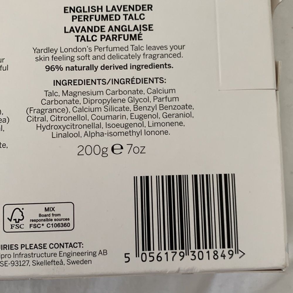 NIB, Yardley English Lavender Talc & Soap Set - Picture 7 of 7